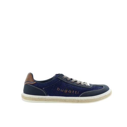 Męskie ciemnoniebieskie sneakersy Bugatti 321ASP015500-4100