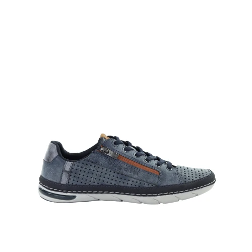 Męskie ciemnoniebieskie  sneakersy Bugatti 321ASG055009-4100