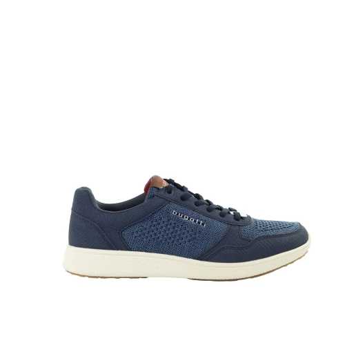 Męskie niebieskie  sneakersy Bugatti 321AWQ016900-4100