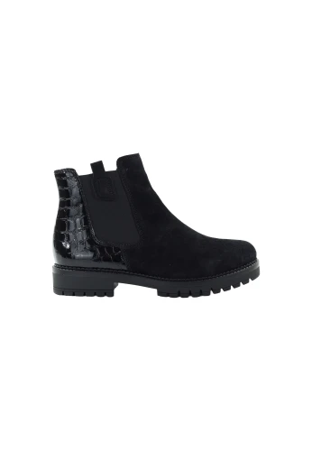 Damskie botki Chelsea czarne Gabor 8024.01.002