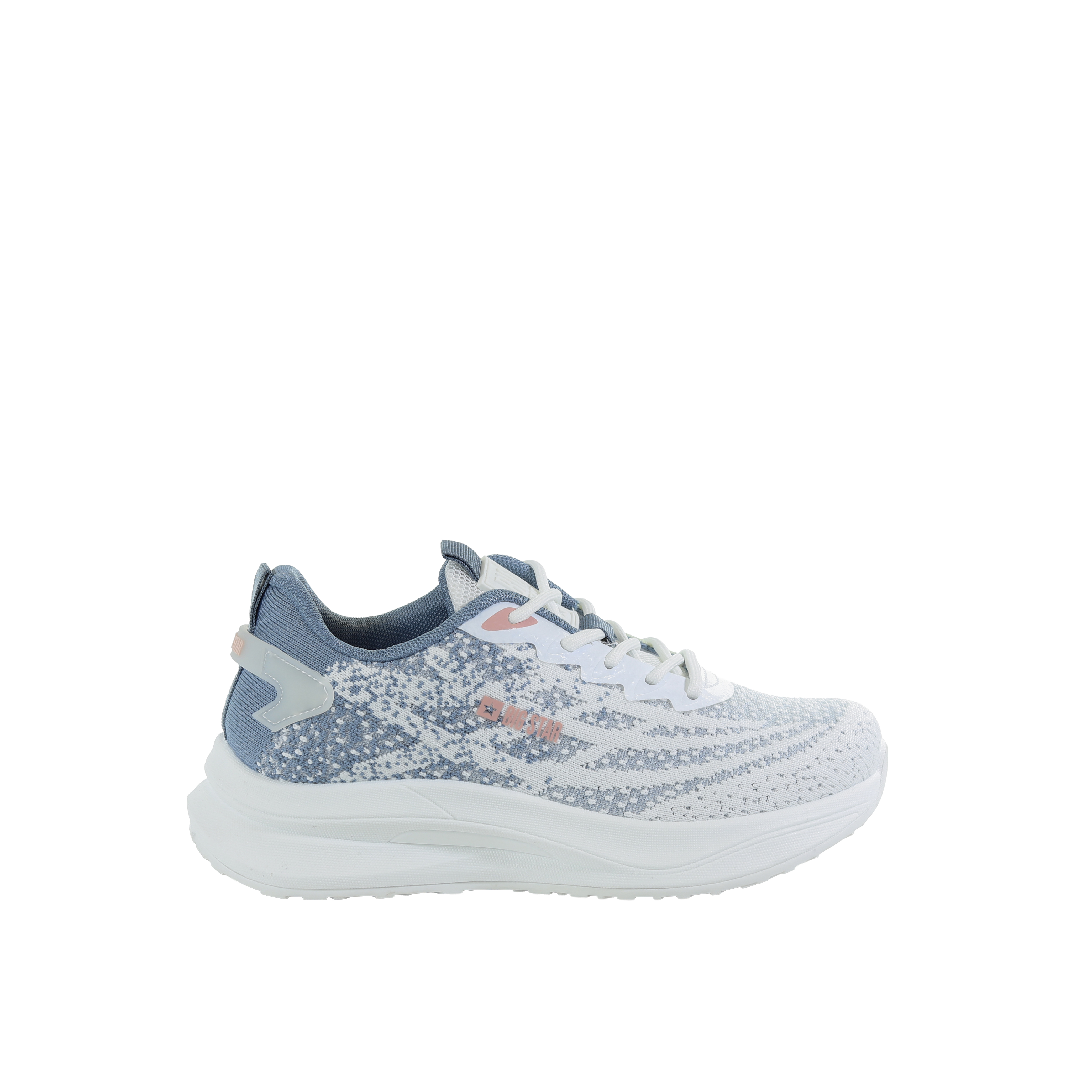 Damskie sneakersy jasne niebieskie BIG STAR SHOES RR274541