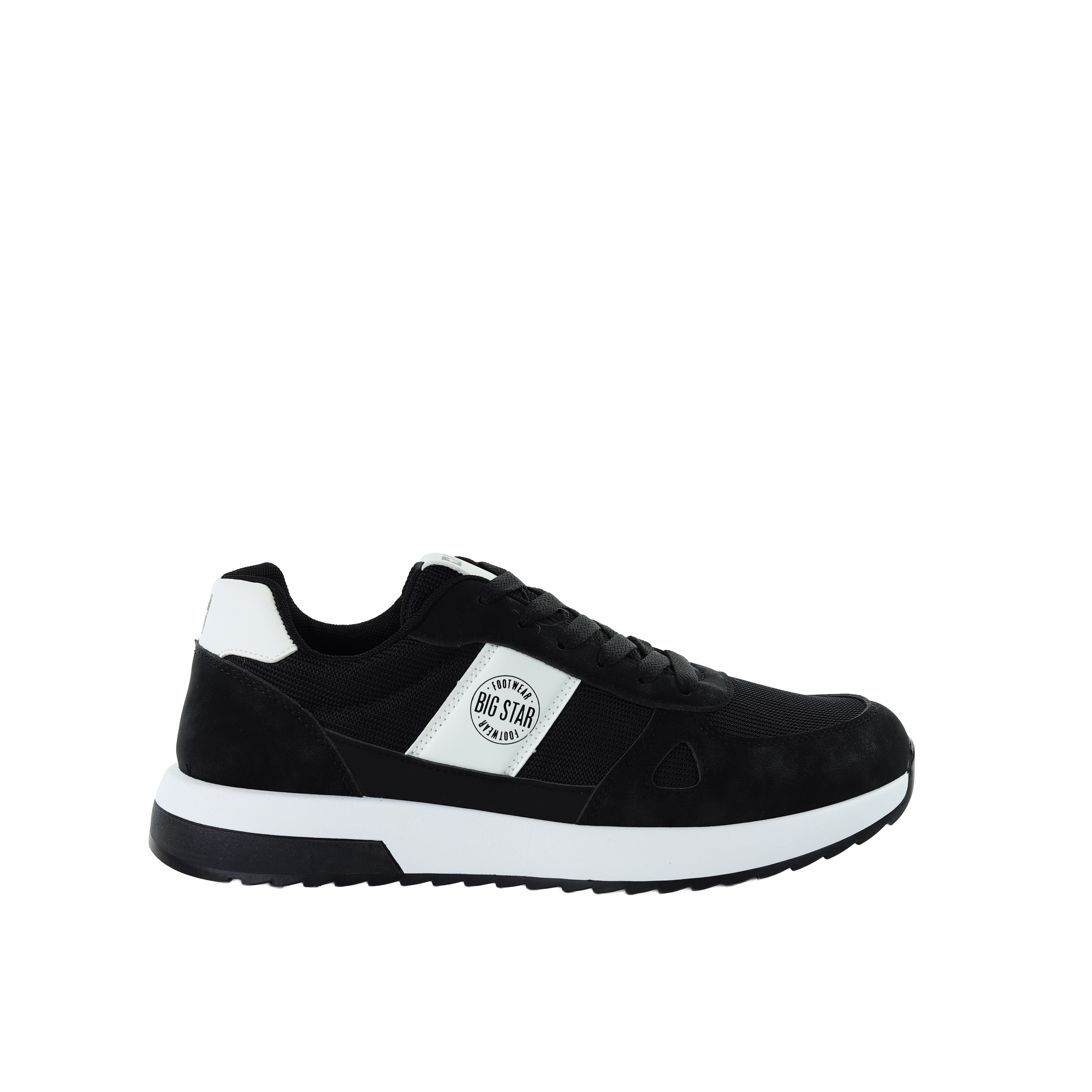Męskie czarne sneakersy BIG STAR TT174352
