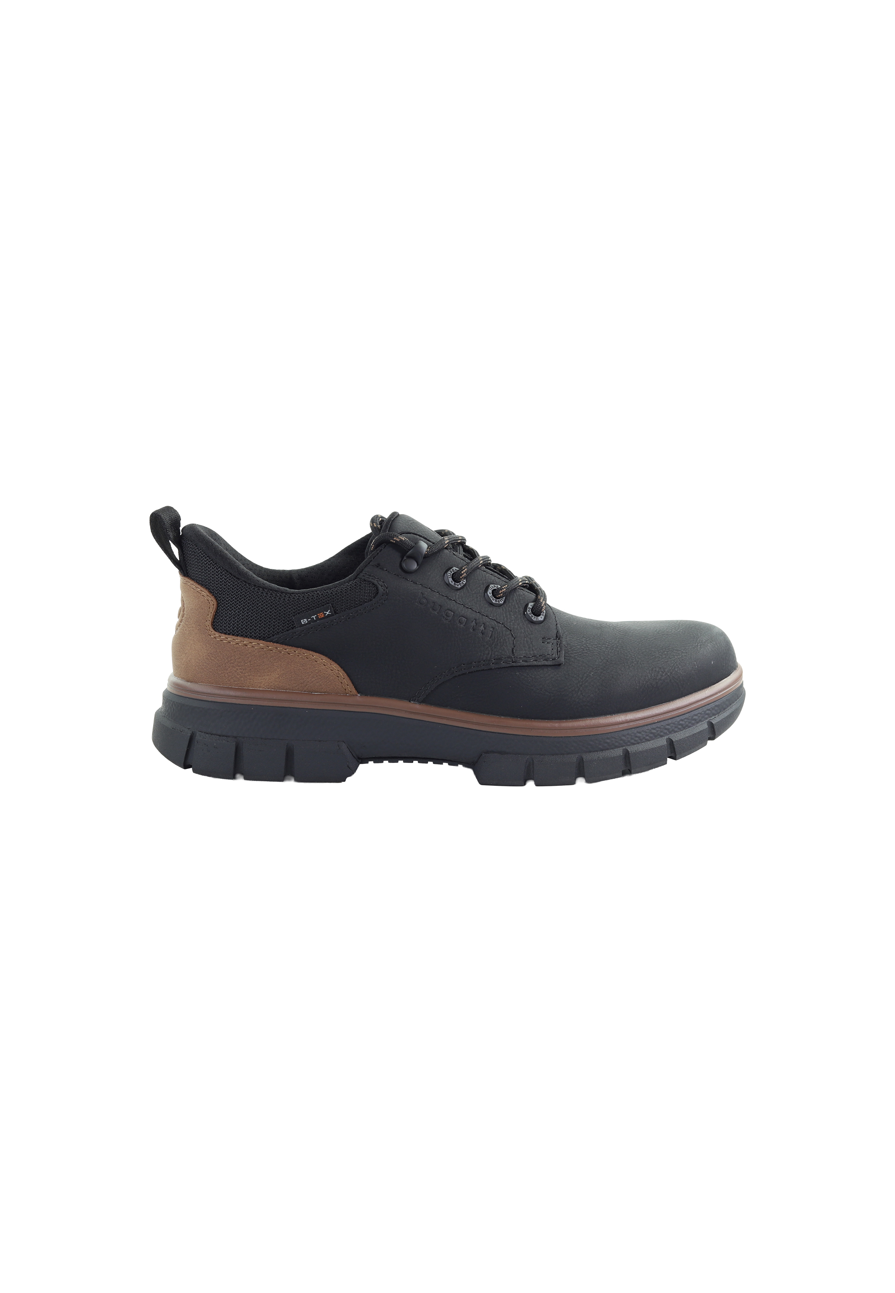 Męskie buty sportowe czarne Bugatti 321AYJ015500-1000