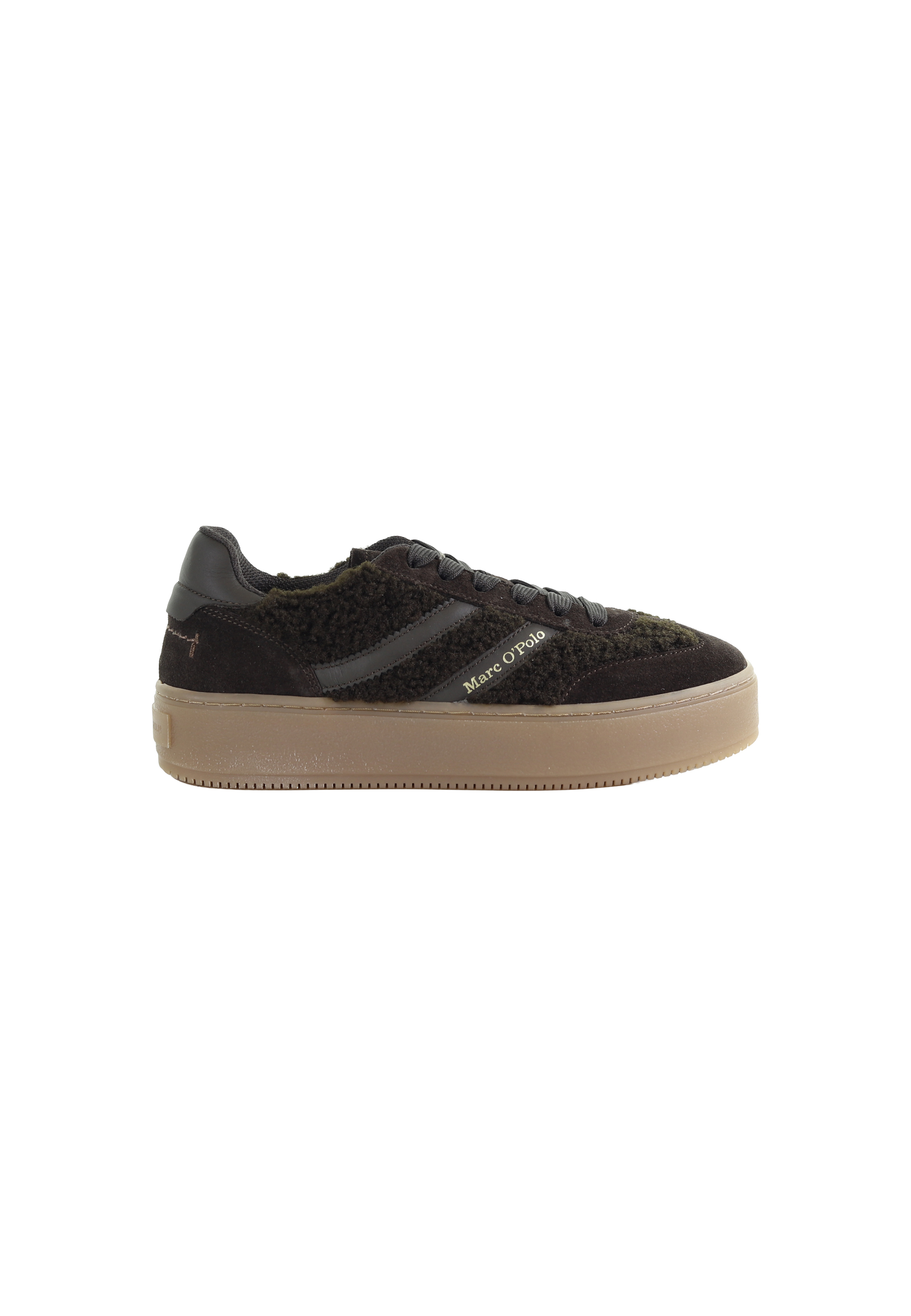 Damskie ciemnobrązowe sneakersy MARC O'POLO 5000016520-0344